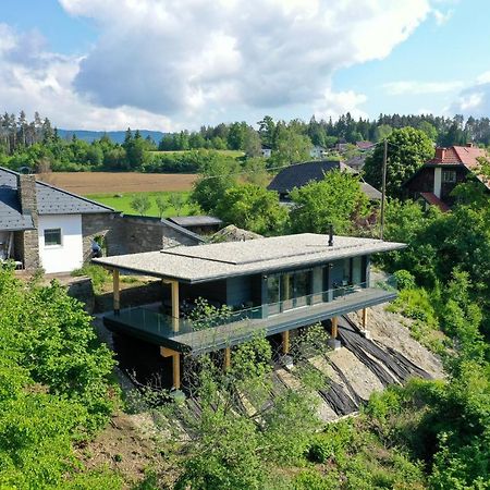 Modernes Ferienhaus Mit Panoramablick Rosegg Buitenkant foto