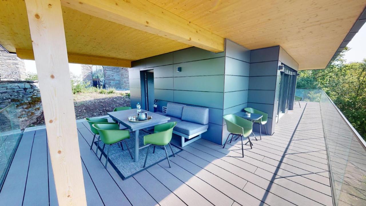 Modernes Ferienhaus Mit Panoramablick Rosegg Buitenkant foto