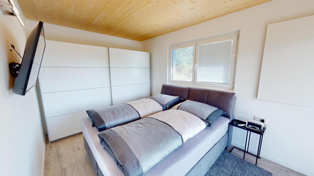 Modernes Ferienhaus Mit Panoramablick Rosegg Buitenkant foto